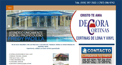 Desktop Screenshot of decoracortinas.com